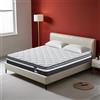 YIDATONG Materasso Matrimoniale 140x200 Memory Foam, Materassi a Molle Insacchettate, Certificato OEKO-TEX, 9-Zone, Ortopedico, Ergonomico, Supporto Perfetto, Antiacaro Anallergico, Alto 30 cm