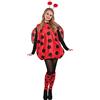 amscan Costume da coccinella per bambine, Rosso e nero., 14-16 anni