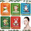 TECHEEL 20 pezzi maschera idratante viso collagene maschera viso maschera viso maschera panno maschera viso calendario calendario dell'Avvento skin Care maschere viso regalo di Natale per amici e