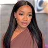 AIQI HAIR Straight Human Hair Bundles 16 18 20 Inch Capelli Umani Brasiliani Extensions Sew in Hair Real Hair Extensions 3 Bundles 100% Unprocessed Brazilian Virgin Hair for Woman