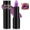 Lestpola Rossetto opaco, prugna, setoso e cremoso, rossetto, rossetto idratante per guance, labbra, lunga durata, altamente pigmentato, multi-uso, per Halloween 12