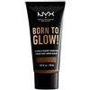 NYX PROFESSIONAL MAKEUP NYX Professional Make Up Fondotinta Illuminante Effetto Naturale Born To Glow, Coprenza Media Modulabile, Tonalità: Cocoa
