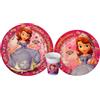 Disney Principessa Sofia the First 24 pezzi (8 Piatti da 23 cm + 8 Piatti da 20 cm + 8 Bicchieri) per Festa Compleanno Party
