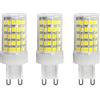 HUAMu Confezione da 3 Lampadine a LED G9 da 10W equivalenti a 150W Alogene, 86 LED, 1000Lm, Angolo di Diffusione 360°, Ultra Luminose, AC 220-240V, Non Dimmerabile, 6000K Bianco Freddo