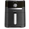 Moulinex Easy Fry & Grill, Inox Digitale Friggitrice ad Aria Calda e Griglia, 4,6Litri, 1400W, Friggitrice Senza Olio, 8 Programmi Predefiniti e 1 Manuale, Capacità Fino a 6 Persone, EZ501810