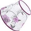Cabilock Paralume A Botte Con Floreale Paralume In Tessuto Fiore Vintage Per Lampadario Lampada Da Tavolo Lampada Da Applique Da Parete E27 Viola