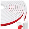 BSTDAYEVER Modanatura Adesiva per Parete Flessibile Modanature per Pareti 3D Decorative 23mmx6m Pannelli Modanature Adesive Muro Bianca per Decorazione Domestica Guida di Sedie Armadi e Cornici Specchio