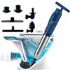 Wenbones Stura WC, Pompa stura scarichi a Pressione, sturalavandino ad Aria compressa, stura lavandini e scarichi Professionale, 4 Diverse Ventose e la Pulizia del lavandino (blu)