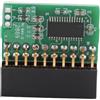 Topiky Modulo TPM 2.0, Modulo a 20 Pin per Scheda Madre SuperMicro AOM TPM 9665V TCG 2.0 Modulo TPM 2.0 Modulo Piattaforma Affidabile Verticale