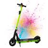 QNQ Monopattino Elettrico, Motore 500W Peak, 8'' Pneumatici Solidi, Scooter Elettrico Pieghevole, 25KM/H Max, Durata di 15-20km, Batteria 36V 4Ah, Monopattini per Bambini/Adolescenti (Verde)