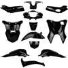 Generico KIT CARENA CARENE MODELLO ORIGINALE COMPATIBILE CON SH 125 150 2017 2018 2019 COLORE NERO LUCIDO