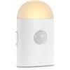 BXROIU Luce Notturna a LED con Rilevatore di Movimento, Luce Notturna Ricaricabile USB, Lampada del Sensore, Luce per Armadio (per Armadio della Camera da Letto, Scale del Corridoio)(1 pezzo)