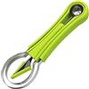 WANGCL Set di strumenti per intaglio di frutta 4 in 1 in acciaio inox per la rimozione dei semi di anguria, melone e paletta (verde)