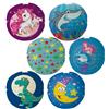 COM-FOUR® Lanterna 6x con motivi colorati - Lanterna di carta per San Martino e Halloween - Lanterna Martins per bambini [la selezione varia] (6 pezzi - Ø 24cm colorati)