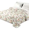 Tata Home Trapunta Invernale Singola 170x260 cm Imbottita 300 gr/mq Piumone Caldo Pesante Grigia Made in Italy Mod. Fiori 18