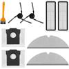 Generic Accessoesories - Kit di ricambio compatibile con Dreame D20 Pro Plus, accessori per robot aspirapolvere, include 2 spazzole laterali + 2 filtri HEPA + 2 panni mocio + 2 sacchetti per la polvere