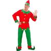 W WIDMANN MILANO Party Fashion - Costume da elfo aiutante di Babbo Natale, elfo, costume di Natale, costumi in maschera