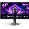 Aoc Monitor 26,5" ( OLED 2560x1440 QHD 2K 500Hz ) AGON PRO Black e Gray