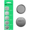 Green Cell Greencell CR2025 - Pila a bottone al litio da 3 V, 160 mAh, 5 pezzi, alimentazione affidabile e durevole per orologi, calcolatrici, bilance ed elettronica.