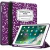 Fintie Custodia SlimShell per iPad 6a / 5a generazione (2018/2017), iPad Air 2 / Air 1 (9,7 pollici) - [Portapenne integrato] Cover posteriore in TPU morbido con accensione e spegnimento automatico