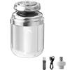 Generic Rasoio a capsule, mini rasoio elettrico portatile, multifunzione, rasoio da uomo, con rifinitore per peli del naso, impermeabile (bianco)
