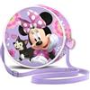 Disney Minnie Mouse Cat-Borsa a Tracolla Rotonda, Lilla, 18,5 x 18,5 cm