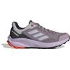 adidas Terrex Rider Gore-Tex Trail Running Shoes, Scarpe Donna, preloved Fig/Silver Dawn/Orange, 37 1/3 EU