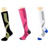 Rylae Calze Compressione Graduata Donna e Uomo, 3 Paia Calze a Compressione Sportive per Corsa, Maratone, Triathlon, Viaggi, Calzini Compressione Sport, Taglie 36-40
