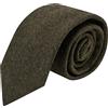 King & Priory Luxury Earth - Cravatta in tweed Donegal, colore: verde