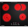 BEKO - Piano Cottura In Vetroceramica Da 58 Cm A 4 Fuochi 5800w Nero