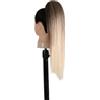 Ser Mulher Brianna Extension Coda Di Cavallo | Facile da applicare | Look naturale 100% | Termofibra resistente | Capelli Lunghi e Lisci,90 cm, 70 cm e 50 cm TERMOFIBRA (T-27-613 Bionde Degrade, 50 cm)