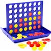 VingaHouse 4 in Linea Gioco-Quattro, Giocattoli di Giochi da Tavolo Giochi di Società per Bambini Giocattoli da Viaggio Giochi Educativi Ideale Regalo per Bambini 4 5 6 7 8 Anni in su [Blu]