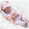 HEHUZY Bambole Reborn 22 Pollice55 cm Realistica Bambola Femmina Bambolotti di Silicone Reborn Babys Dolls Ragazza Bambini Giocattoli