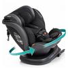 BABYAUTO - Seggiolino auto RODIA PLUS GR. 0+/1/2/3-40 - 150 cm - Età: dalla nascita ai 12 anni - 0-36 kg - A contramarcia fino a 18 kg - Girevole - ISOFIX- Top Tether (STONE GREY)