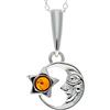 SilverAmber Jewellery Delizioso ciondolo in argento Sterling 925 e ambra baltica GL293