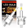 SageSunny H3 LED Lampadina Bianco 6000K 15W Kit di Retrofit a 360° con Emissione Senza Errori per Fari Anabbaglianti e Fendinebbia, Confezione da 2, 24 mesi di garanzia