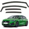 AirFlux Set di 4 deflettori d'aria compatibili con Ford Focus MK4 5 porte Hatchback 2019 2020 2021 2022 2023 2024 2025.