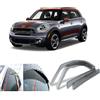 AC WOW 4 deflettori d'aria per Mini Countryman (R60) 2010 2011 2012 2013 2014 2015 2016 in vetro acrilico parapioggia/parapioggia/parasole