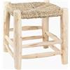 Bohome Living - Sgabello in legno massello, piccolo sgabello per bambini, fatto a mano (Taglia S - 30cm)