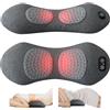 LIROPAU Massaggiatore elettrico 3 in 1, massaggiatore lombare | massaggiatore elettrico per vertebra lombare, massaggiatore posteriore con tracciamento, vibrazione e calore