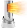 LuLuanping Stufetta Elettrica Basso Consumo, Termoventilatore Ceramica, 800W Tecnologia Ceramica Silenzioso, Protezione da Surriscaldamento, Termostato Ambiente per Uso Domestico e Ufficio