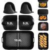 Dictien Teglia Silicone Friggitrice ad Aria per Ninja 10.4l AF500EU | Accessories Air Fryer per Ninja Foodi FlexDrawer 10.4L, Riutilizzabile Contenitori per Friggitr