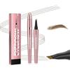 TENGWA Microblading Matita Sopracciglia Trucco a Lunga Durata Eyebrow Pencil Marrone Chiaro2 Pezzi Make Up 3D Waterproof Novità 2025 Crea Sopracciglia Naturali e Ben Definite