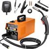 TLGREEN Saldatrice a Filo Continuo 140A 230V, 3 In 1 Multifunzione Saldatura MIG no Gas, ARC MMA, Lift TIG, IGBT Inverter, Saldatrice Portatile, con Display Digitale, Filo Animato da 0.8mm, Maschera, IP 21S