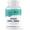 Vimergy Vegan EPA DHA (30 Dosi) - 90 Pezzi - Olio di Alghe Omega 3 Vegan - Capsule Molli di Omega 3 EPA DHA Vegane Senza Gelatina, OGM e Glutine - Kosher