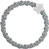 By Eloise London Metallic Silver Star colore Ash