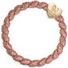 By Eloise London Gold Heart Woven colore Rosé