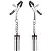 Kutocesy Magnetico Capezzoli Morsetti Capezzoli Metallo Donne Gioielli Morsetto Capezzolo Regolabile Magnete Peso Pressione BDSM Giocattoli Del Sesso Per Le Coppie (Metallic)
