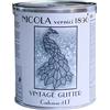 NICOLA VERNICI Vernice Decorativa della Linea Vintage, a Base di Acqua, Made in Italy, Glitter - Formato da 1 lt