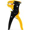 ingdaum® Pinza spelafili semiautomatica - Autoregolante per fili elettrici singoli - Spelatura precisa senza danneggiare il conduttore - Utensile professionale per elettricisti
